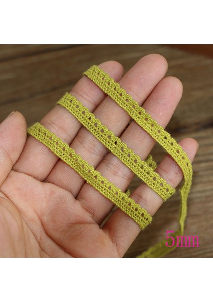 5mm 20YARD Stili 1cm 20 Yard Pamuk Ipliği Örgü Dantel Aksesuarları Dantel Kenar Dıy El Yapımı Giysiler, Masa Örtüsü, Kanepe, Perde Kumaşı Malzemesi (Yurt Dışından)