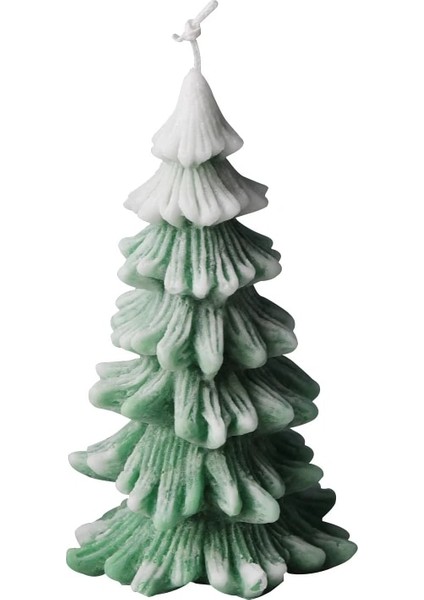 Kar Tanesi Stili Noel Mum Kalıbı Yılbaşı Ağacı Çam Kozalağı Kar Kar Tanesi Mum Kalıbı Sabun Silikon Kalıp (Yurt Dışından)