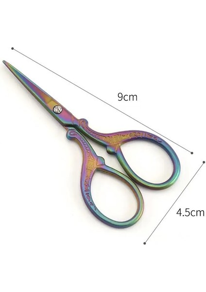 24-9cm Tarzı cm Paslanmaz Çelik Vintage Vinç Veya Terzi Çapraz Dikiş Dıy El Yapımı Zanaat Giyim Dikiş Aracı Aksesuarları (Yurt Dışından)