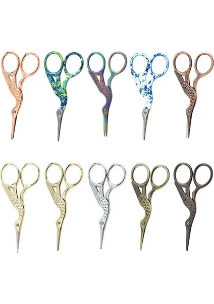 24-9cm Tarzı cm Paslanmaz Çelik Vintage Vinç Veya Terzi Çapraz Dikiş Dıy El Yapımı Zanaat Giyim Dikiş Aracı Aksesuarları (Yurt Dışından) fırsatları