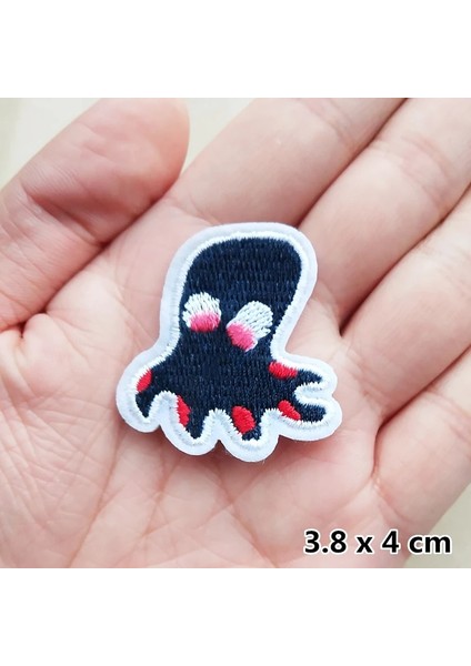 NO.292 Tarzı Moda Giyim Için Nakış Yamaları Ceket Kot Aplikler Çıkartmalar Giyim Rozetleri Demir On Patch Siyah Beyaz Hayvan Mektubu (Yurt Dışından)