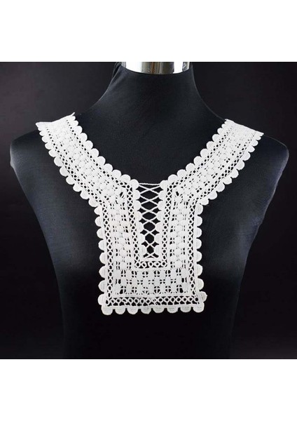 No.12 Tarzı Nakış Aplike Beyaz Dantel Kumaş Dikiş Dantel Yaka Dıy Trim Dantel Kumaş Elbise Aksesuarları (Yurt Dışından) fırsatları