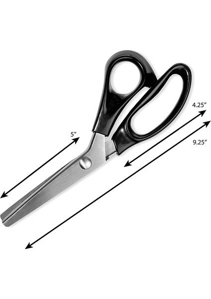 Dalga 7mm Stili 23.5cm Oyma Makası Saplı Profesyonel Kenar Paslanmaz Zag Veya Zig Çelik El Sanatları Dekoratif Dikiş Aracı Terzilik Kumaş (Yurt Dışından) indirimleri