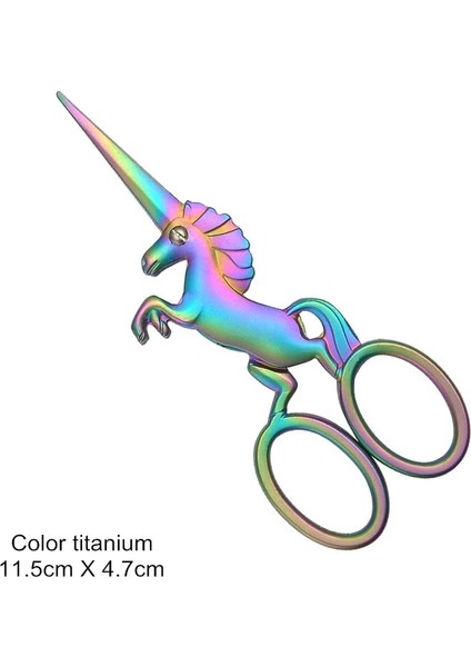 Tek Boynuzlu At Renkli Stil Dikiş Veya Tek Boynuzlu At Terzi Nakış Veya Klasik El Sanatları Kumaş Antika Dikiş El Sanatları Dıy Kesim Sanat Çapraz Dikiş Aracı, Q (Yurt Dışından)