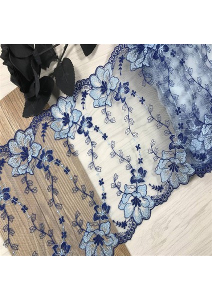 Mercan Pembesi Stili (1mlot) Ikili Işlemeli Dantel Trim Net Nakış Dantel Kumaş Örgü Dıy Dantel Dikiş Kumaş Sutyen El Sanatları Iğne Işi (Yurt Dışından) fırsatları