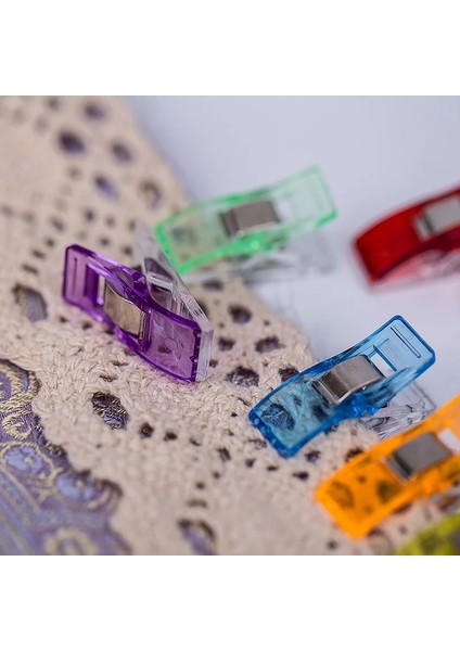 Turuncu 20 Adet Tarzı Pcsrenkli Dikiş El Sanatları Bağlama Plastik Klipler Kelepçe Paketi Patchwork Dikiş El Sanatları Hırka Cle Couture (Yurt Dışından) fiyatları
