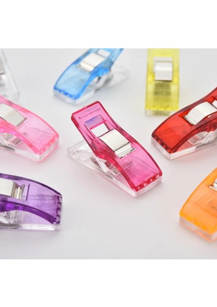 Turuncu 20 Adet Tarzı Pcsrenkli Dikiş El Sanatları Bağlama Plastik Klipler Kelepçe Paketi Patchwork Dikiş El Sanatları Hırka Cle Couture (Yurt Dışından) modelleri