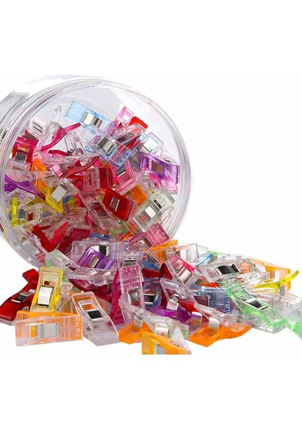 Turuncu 20 Adet Tarzı Pcsrenkli Dikiş El Sanatları Bağlama Plastik Klipler Kelepçe Paketi Patchwork Dikiş El Sanatları Hırka Cle Couture (Yurt Dışından) fırsatları