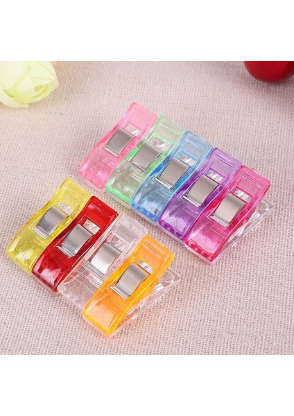 Turuncu 20 Adet Tarzı Pcsrenkli Dikiş El Sanatları Bağlama Plastik Klipler Kelepçe Paketi Patchwork Dikiş El Sanatları Hırka Cle Couture (Yurt Dışından) indirimleri