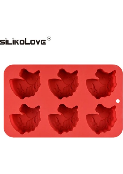 Rastgele Stil Sılıkolove 3D Unicorn Sabun Kalıbı Silikon Sabun Kalıbı Dıy Sabun Yapımı Için El Yapımı 6 Kavite Sabun Formu (Yurt Dışından) modelleri
