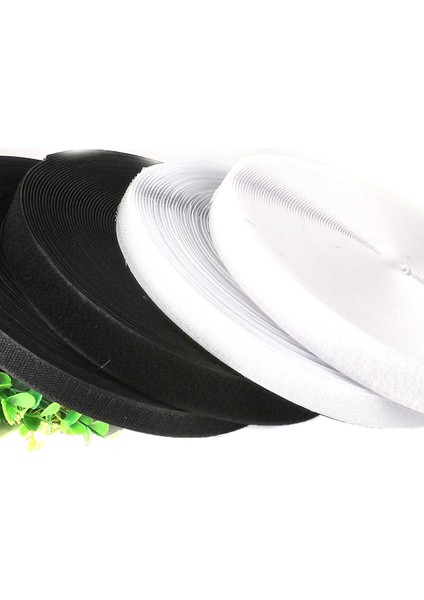 White 25MM Style 2m 2m Kanca ve Döngü Güçlü Velcro Kendinden Yapışkanlı Raptiye Naylon Etiket Velcro Yama Yapışkanlı Dıy Elbise ile Perde Dekor Ev Için (Yurt Dışından) modelleri