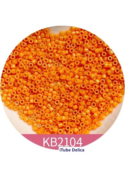 KB2104 Turuncu Stil 2 mm Delica Miyuki Opak Renkler Delica Beadmm Üniforma Cam Seedbead Takı Yapımı Için Dıy Malzeme Kadın Konfeksiyon Aksesuarları (Yurt Dışından)