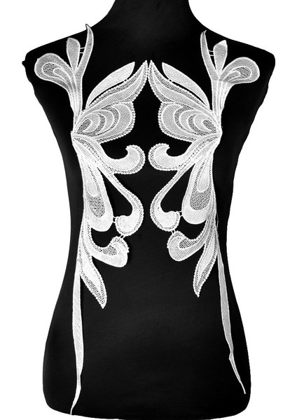 No.16 Tarzı Nakış Aplike Beyaz Dantel Kumaş Dikiş Dantel Yaka Dıy Trim Dantel Kumaş Elbise Aksesuarları (Yurt Dışından) indirimleri