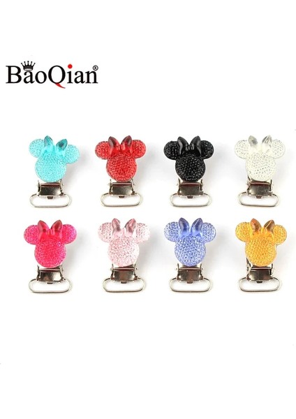Sarı Stil 5 Adetlot El Yapımı Reçine Minnie Bebek Metal Emzik Tutucular Için Klipler Yuvarlak Klipsler Askı Dıy Çocuk Konfeksiyon Aksesuarları (Yurt Dışından) fiyatları