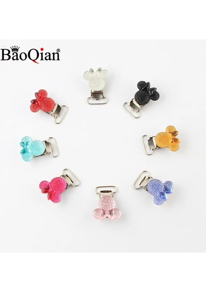 Sarı Stil 5 Adetlot El Yapımı Reçine Minnie Bebek Metal Emzik Tutucular Için Klipler Yuvarlak Klipsler Askı Dıy Çocuk Konfeksiyon Aksesuarları (Yurt Dışından) indirimleri