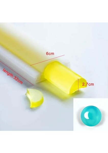 No.1 Tarzı E Kalıp Uzun Silikon Tüp Kalıbı Heartroundstarsquareflowermoon Sabun Kalıbı Diy Sabun 3D Mum Kalıbı (Yurt Dışından)
