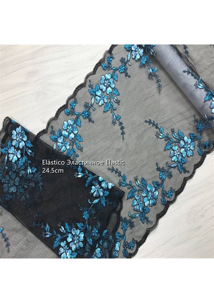 Renk4 Stili (1mlot) Ikili Işlemeli Dantel Trim Net Nakış Dantel Kumaş Örgü Dıy Dantel Dikiş Kumaş Sutyen El Sanatları Iğne Işi (Yurt Dışından)