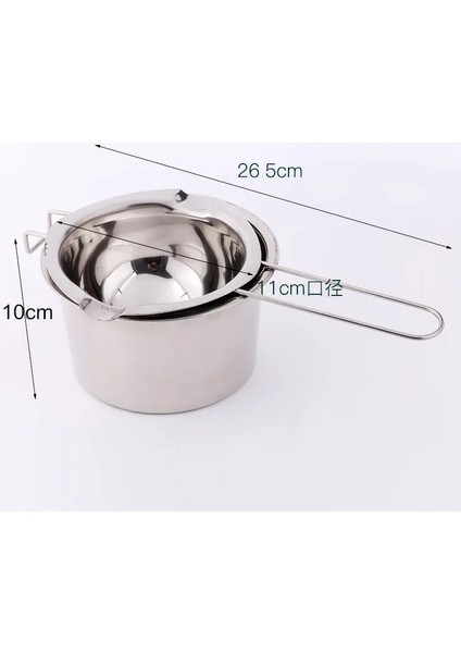 Iç Dış Tencere Seti Stili Dıy El Yapımı Balmumu Isıtma Kazanı Seti El Yapımı Sabun Aromalı Mumlar Çikolata Eritme Kazanı Mum Yapma Araçları (Yurt Dışından)