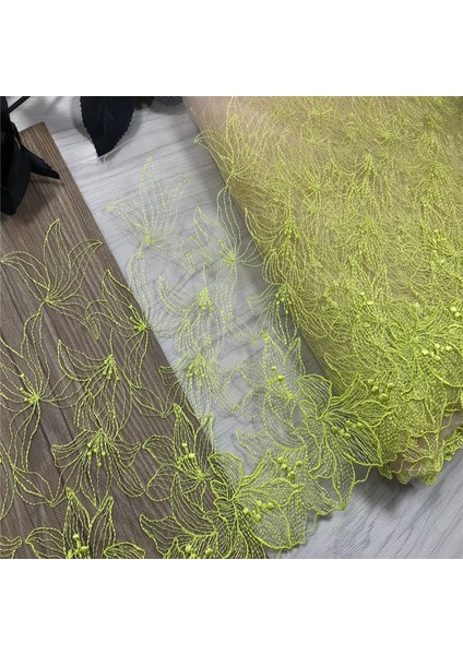 Renk4 Stili (1mlot) Ikili Işlemeli Dantel Trim Net Nakış Dantel Kumaş Örgü Dıy Dantel Dikiş Kumaş Sutyen El Sanatları Iğne Işi (Yurt Dışından) indirimleri