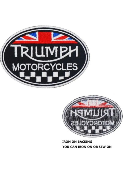 P11-1 Demir Açma Stili Truumph Ducatı Işlemeli Punk Biker Yamalar Giysi Çıkartmaları Giyim Aksesuarları Rozeti (Yurt Dışından)