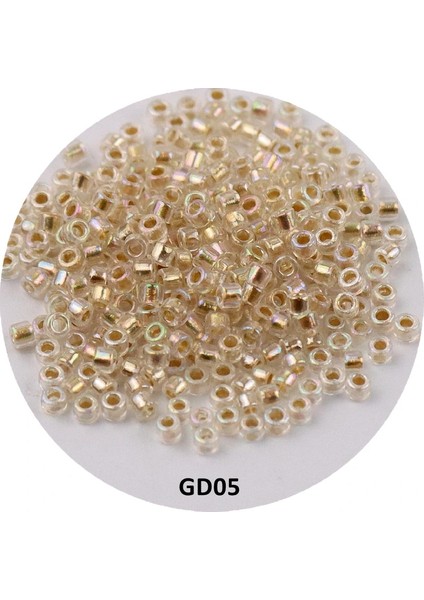 GD06 Sarı Stil 1.6mm 1800 Adet Miyuki Delica Boncuk 1.3x Japonya Üniforma Ab Boyalı Renk Spacer Cam Tohum Boncuk Dıy Takı Yapımı Aksesuar Için (Yurt Dışından) indirimleri