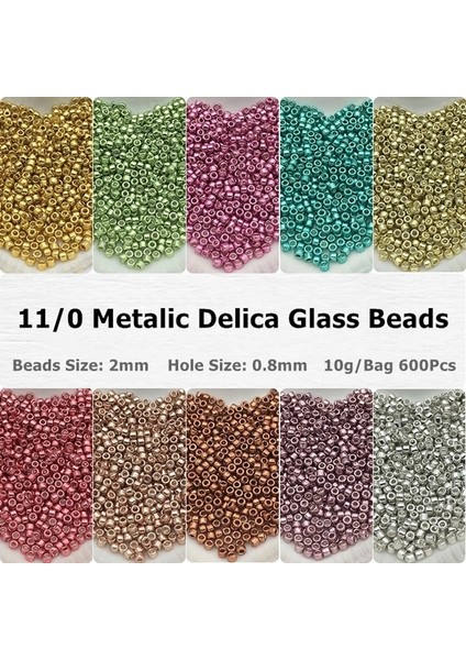 Gül Pembe Stilini Karıştırın 2mm 600 Adet 2mm Miyuki Delica Metal Parlak Boncuk Cam Diy El Yapımı Takı Kadınlar Charm Hediye Bohemia Tarzı Bilezik Kolye Aksesuarları (Yurt Dışından) fiyatları