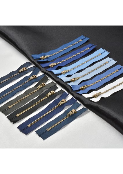 Soluk Mavi Tarzı 10 Parça Sbs Fermuarlı Zincirli Pantolonlar Giriş Koruma Fermuarı ve Bronz Pantolon Zinciri Kot Pantolon Fermuarlı Cep Contası Cüzdan Ceket Fermuarı (Yurt Dışından) modelleri