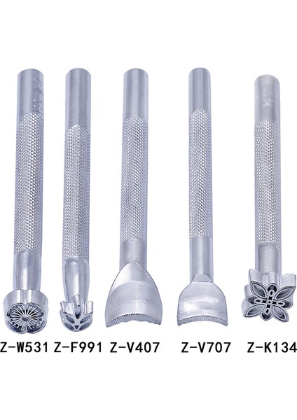 Z-B197 Stili Lmdz Metal Deri Çalışma Eyer Yapma Araçları Oyma Deri El Sanatları Pulları Deri El Sanatları Damgalama Katı Metal Baskı Aracı (Yurt Dışından)