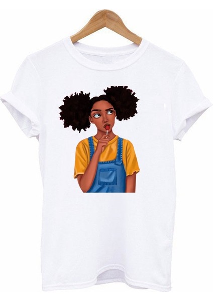 D-153 Stili Güzellik Afrikalı Kız Yama Termal Etiket Giysi Üzerinde Isı Transferi Dıy T-Shirt Yamalar Giyim Moda Kız Demir On Patch (Yurt Dışından)