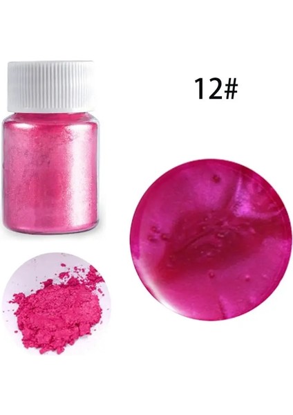 No.12 Tarzı 21 Renk Aurora Reçine Mika Sedefli Pigmentler Renklendiriciler Reçine Takı Yapımı Sabun Araçları Malzeme Kristal Kalıp (Yurt Dışından)