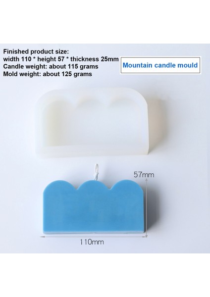 Koyu Gri Tarzı Dıy Mum Kalıpları Balmumu Mumlar Kalıp Aromaterapi Alçı Mum 3D Arch Kalıp El Yapımı Soya Küpü Sabun Kalıpları Mumlar Kalıp (Yurt Dışından)