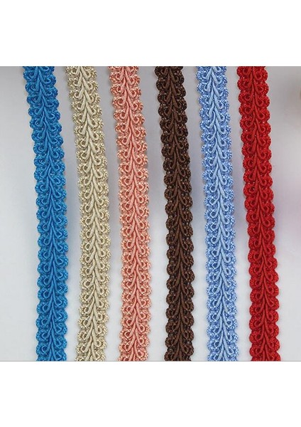 Kraliyet Mavisi Tarzı Yeni Varış 5 Metre Blueoffwhiteblack Dıy Dantel Trim Örgülü Kostüm Için Yüksek Li Kırkayak Örgü Dikiş Dantel Şerit 12 mm (Yurt Dışından)