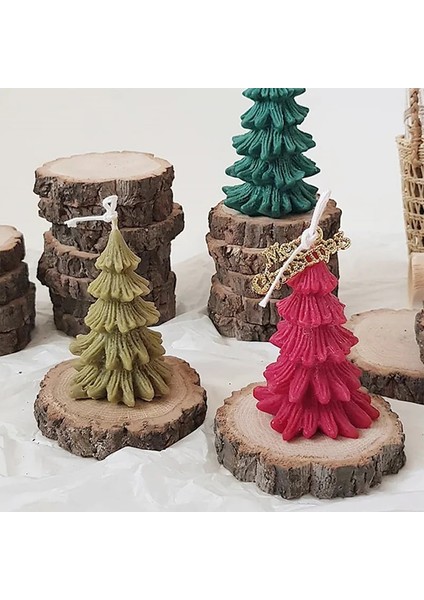 Stil 1 Stil Noel Ağacı Şekilli Silikon Kalıp Dıy Aromaterapi Mum Kalıbı Kek Kalıpları Pişirme Gereçleri Epoksi Çömlek Alçı Kalıpları El Sanatları (Yurt Dışından) modelleri