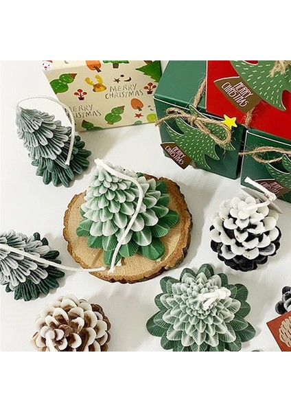 Stil 1 Stil Noel Ağacı Şekilli Silikon Kalıp Dıy Aromaterapi Mum Kalıbı Kek Kalıpları Pişirme Gereçleri Epoksi Çömlek Alçı Kalıpları El Sanatları (Yurt Dışından) fırsatları