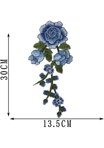 40 1 Adet Tarzı Çiçek Giyim Için Yamalar Dikmek Işlemeli Giysi Aplike Nakış Yama Giysi Cheongsam Dıy Aksesuar (Yurt Dışından)