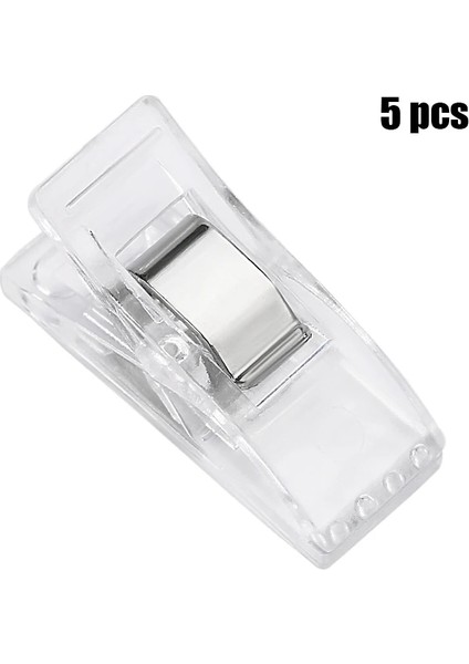 5 Adet-Şeffaf Tarzı Dailylike Olorful Plastik Klipler Dıy Ev Dikiş Klipleri Giysi Fotoğraf Kağıdı ve Dikiş Patchwork Aracı (Yurt Dışından)