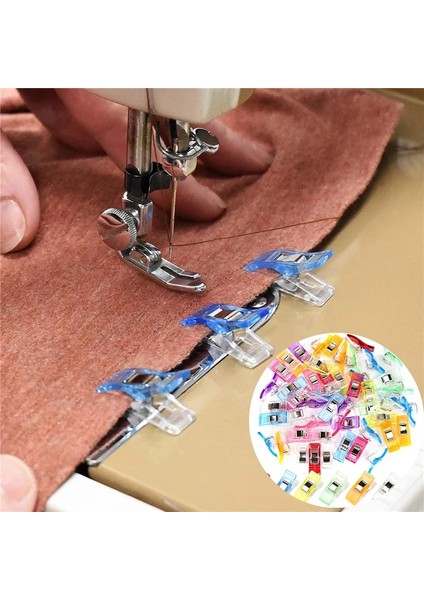 5 Adet-Şeffaf Tarzı Dailylike Olorful Plastik Klipler Dıy Ev Dikiş Klipleri Giysi Fotoğraf Kağıdı ve Dikiş Patchwork Aracı (Yurt Dışından)