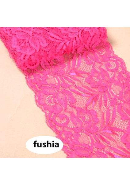 Fuşya Tarzı Hl 1 Yard 15CM Genişlik Elastik Dantel Giyim Aksesuarları Düğün Iç Çamaşırı Dikiş Kavramları Dıy Giyim Kumaş (Yurt Dışından)