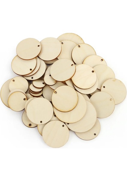 40MM Tarzı Lot Yuvarlak Şekil El Yapımı Ahşap Parça Asılı Kolye Doğal Ahşap Süsleme Scrapbooking Ahşap Dıy El Sanatları Ev Dekorasyonu (Yurt Dışından) fiyatları