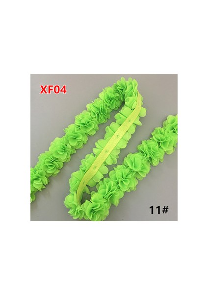 No.11 Stili 26 Çiçek 14 Renk 3D Şifon Çiçekler Dıy 5cm Genişlik Dantel Trim Dantel Kurdele Dekorasyon Giysi Aksesuarları XF04 (Yurt Dışından)