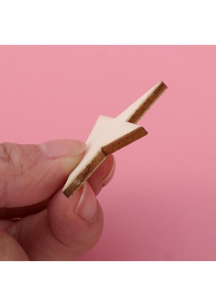 Sanat El Sanatları Süsler Için Bitmemiş Yıldız Şekli Ahşap Kesme Ahşap Dilimler 40MM (Yurt Dışından) fırsatları