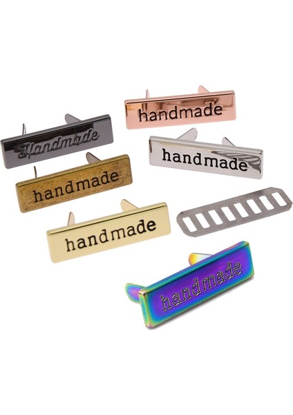 Bakır Tarzı Alaşım Etiketleri Dikdörtgen Metal El Yapımı Konfeksiyon Etiketleri Kot Ayakkabı Çanta Etiketleri Etiketleri Dıy Craft Dekorasyon Aksesuarları (Yurt Dışından) indirimleri