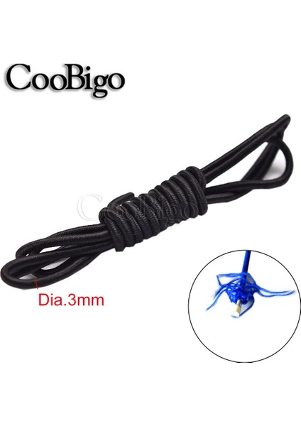 Gri Tarzı 10 Metre 3mm Elastik Bungee Şok Kordon Halat Iplik Lastik Bant Elastik Streç Kordon Dıy Bilezik Dikiş Aksesuarları (Yurt Dışından)