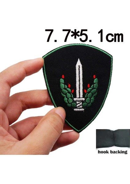FLAG37-30 Cırt Cırt Stili Israil Polis Ordusu Askeri Hava Kuvvetleri Yahudi Yıldız Işlemeli Yama, Kanca Destekli (Yurt Dışından)