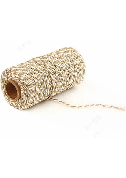 Stil 13 Stil Yüksek Li 1 Rulo Çok Renkli Metre 2mm Pamuklu Fırıncılar Sicim Dize Kordon Halat Rustik Ülke El Sanatları (Yurt Dışından)