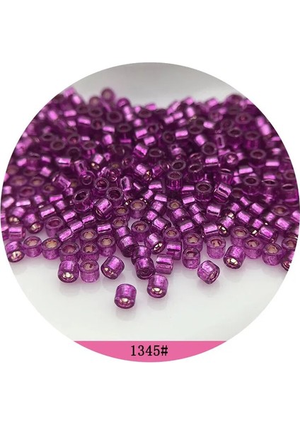 DD1345 Mor Stil 2mm 600 Adet Yüksek Li 2mm Delica Gümüş Kaplı Cam Tohum Boncuk Üniforma Yuvarlak Spacer Cam Boncuk Dıy Bilezik Kolye Için (Yurt Dışından)