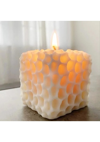 E Stili 1 Adet Yeni 3D Kare Petek Desen Mum Kalıp El Yapımı Kokulu Mum Dıy Sanat Mum Silikon Kalıp Alçı Sabun Kalıpları Sıcak 2021 (Yurt Dışından) fiyatları