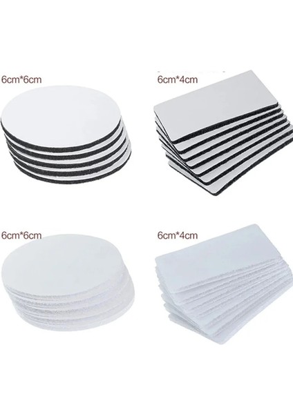 Beyaz 6CM10ÇIFT Stili Güçlü Kendinden Yapışkanlı Bağlantı Elemanı Nokta Etiketleri Velcros Yapışkan Bant Çarşaf Kanepe Mat Halı Kaymaz Mat (Yurt Dışından) fiyatları
