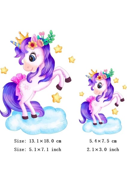 CZ-077-18 Stili Gökkuşağı Bulut Unicorn Giltter Yamalar Demir On Çocuk Giysileri Termo Etiketler Yama Aplike Giyim Için Diy Isı Transferi Parches (Yurt Dışından)