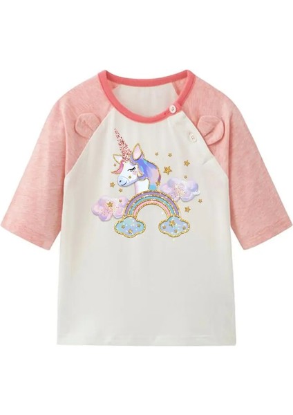 CZ-077-18 Stili Gökkuşağı Bulut Unicorn Giltter Yamalar Demir On Çocuk Giysileri Termo Etiketler Yama Aplike Giyim Için Diy Isı Transferi Parches (Yurt Dışından) modelleri